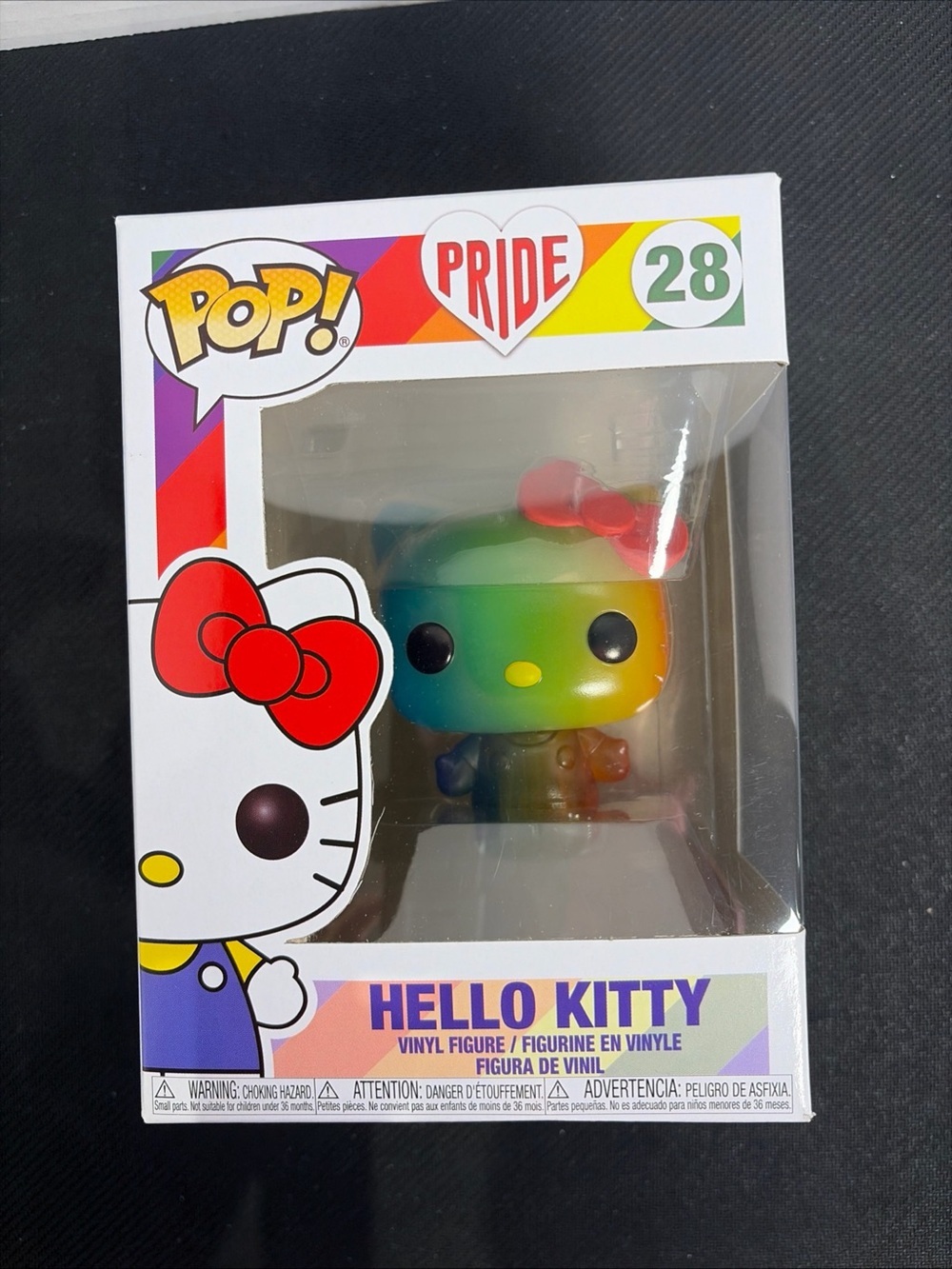 FUNKO POP PRIDE HELLO KITTY RAINBOW # 28 SANRIO VINYL FIGURE 2020